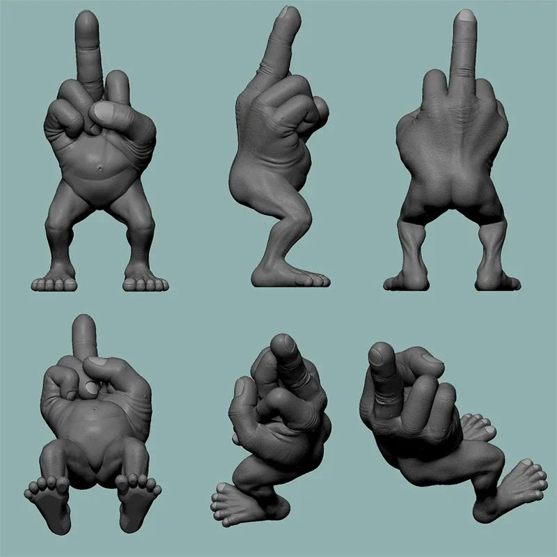 3d Printed Middle Finger Funny