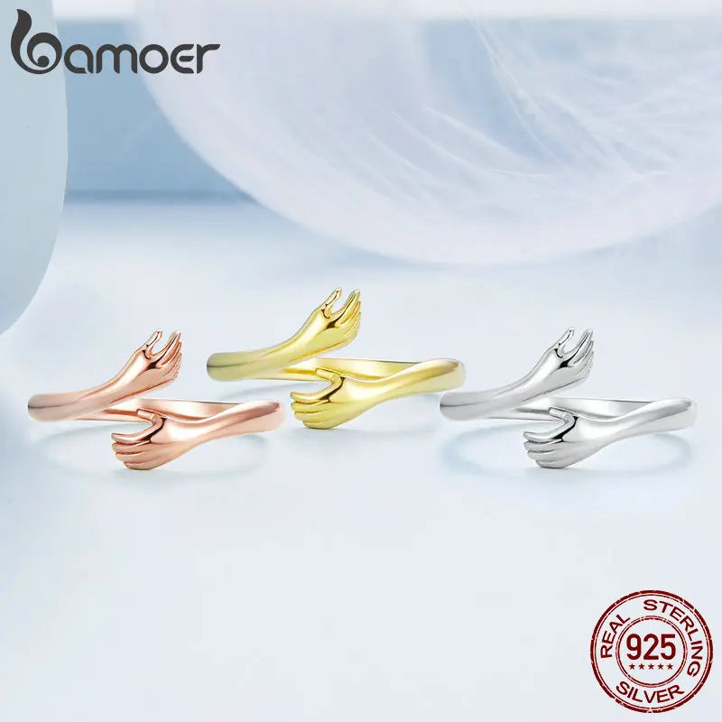 BAMOER 925 Sterling Silver Hug