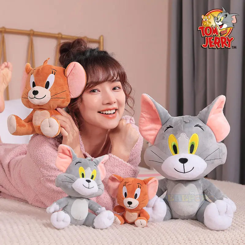 New Arrival Jerry Movies figures Classic Plush Toy Original Tom and Jerry Stuffed Animals Doll