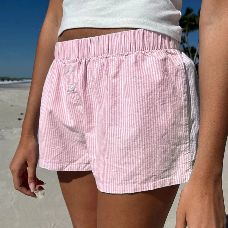 Shorts femininos verão homwear bottoms