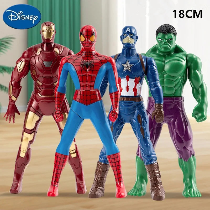 Homem-Aranha Disney Hulk Ironman de 18cm